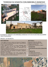 Terreno edificabile con immobile annesso