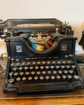 Antiquariato, macchina per scrivere Olivetti M40
