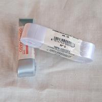 Nastro doppio raso azzurro e bianco 