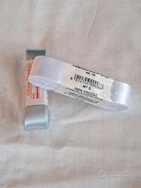 Nastro doppio raso azzurro e bianco 