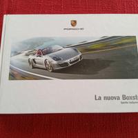 Porsche nuova Boxster Libro Depliant Brochure 2012