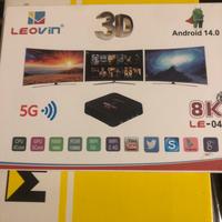 Decoder Tvbox pro nuovo  8 K  Hd 128 gb ram 8 gb