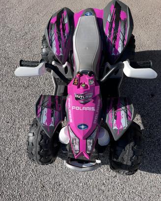 #Polaris#Quad elettrico#Rosa