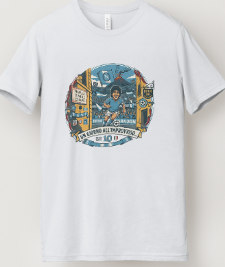 T-Shirt Napoli Diego Vintage Cartoon