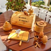 Set accessori da cucina in legno