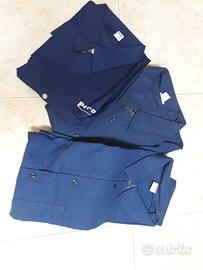 camicie da lavoro blu