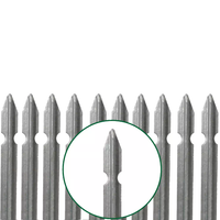 7 pali zincati a t per recinzione  h150cm