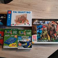 lotto Giochi da Tavolo con puzzle in omaggio