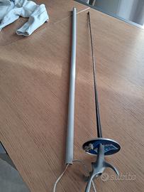 fioretto scherma con cavi elettrici 