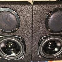 Altoparlanti a 2 vie +mini amplificatore bluetooth