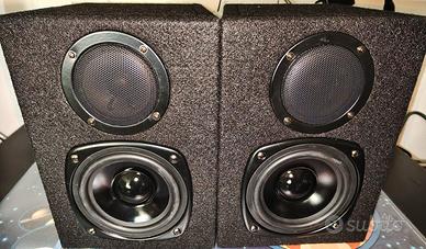 Altoparlanti a 2 vie +mini amplificatore bluetooth