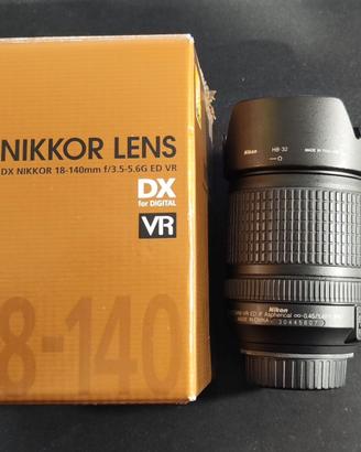 AF-S DX NIKKOR 18-140mm f/3.5-5.6G ED VR