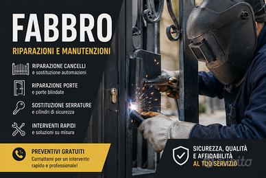 Riparazione porte, serrature e cancelli