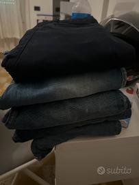 Lotto 5 jeans uomo zara h&m e tommy hilfiger tg s