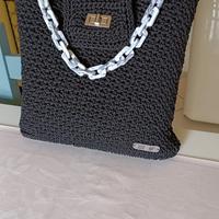 Stupenda borsa a spalla artigianale, fatta a mano