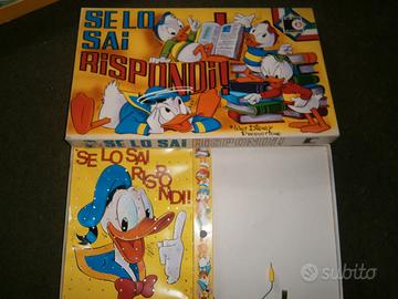 SE LO SAI RISPONDI gioco da tavolo 1974 Clementoni