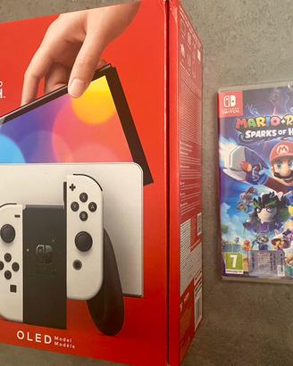 Nintendo switch oled completa sigillata+gioco