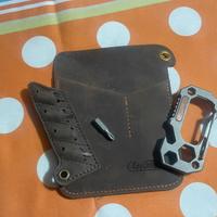 Kit edc portachiavi moschettone titanio