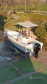barca open 6mt Mercury efi 40/60