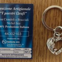 Portachiavi ciondolo Cuore I maestri Orafi