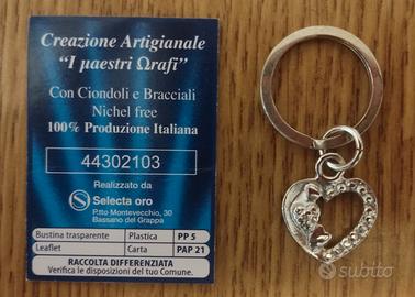 Portachiavi ciondolo Cuore I maestri Orafi