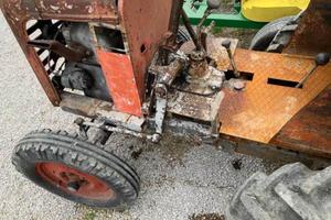 Trattore d'epoca Prandi Scaravelli e ripuntatore