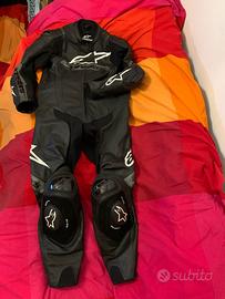Tuta moto Alpinestars Missile V2 Ward Nero/Grigio