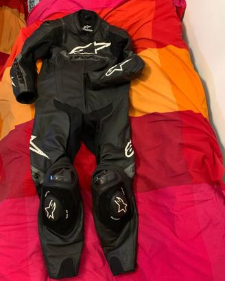 Tuta moto Alpinestars Missile V2 Ward Nero/Grigio