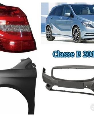Mercedes Classe B paraurti airbag fanale frontale