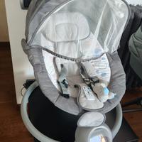 Sdraietta dondolo neonati, musica e BT. Bebe2 Luxe