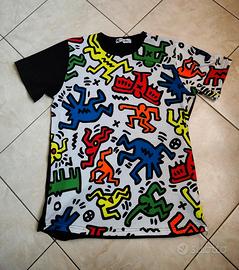 Maglietta maniche corte da uomo keith haring