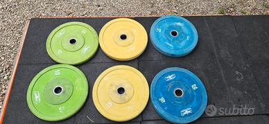 dischi bumper crossfit 