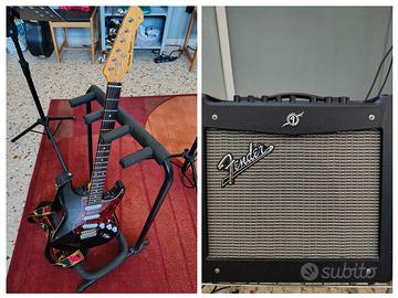 Chitarra HB  e Amplificatore Fender