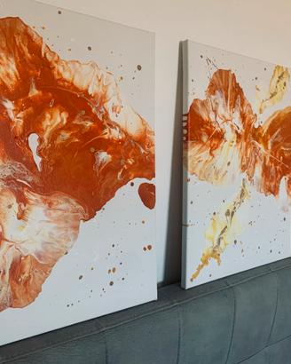 Trittico FlowArt-Opera originale-3x40x50
