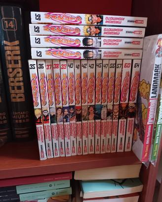Naruto serie nera e rossa manco lista numeri vari 