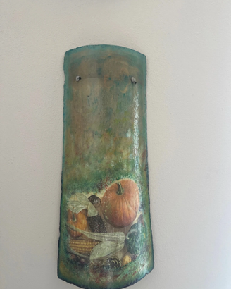 Tegola in decoupage