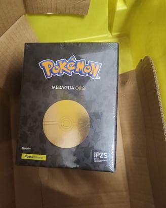 Medaglia d oro collezione pokemon