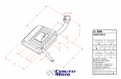 Scarico Sito Piaggio Vespa GL