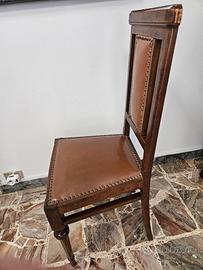 coppia sedie piemontesi fine 800