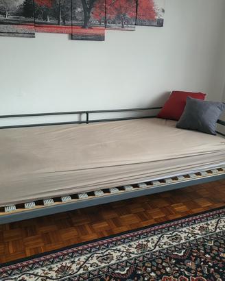 Letto/divano Ikea Sultan  in ferro e rete doghe 