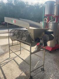Frantoio Da 150 kg Con Elevatore in Acciaio Inox