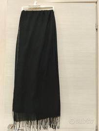 sciarpa nera donna 