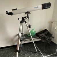 Telescopio 80/900+lente barlow 5x