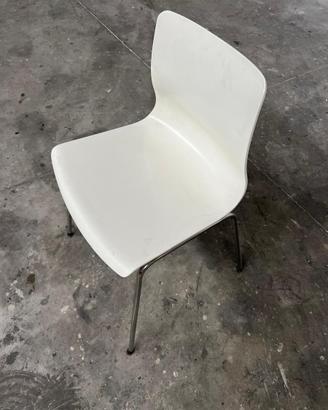 Coppia Sedie Ikea Bianche