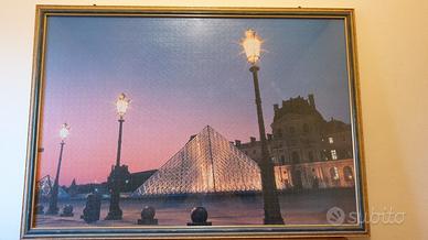 Puzzle Museo del Louvre con cornice 104x74