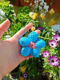 Fiorellino 100% Cotone all'uncinetto 