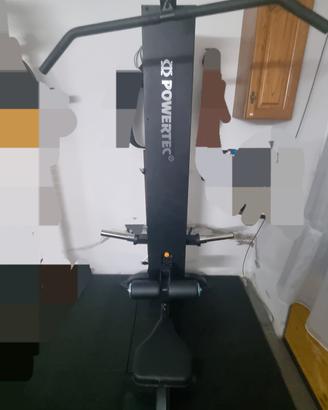 Lat Machine Powertec Professionale palestra cavi