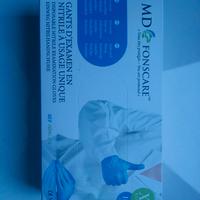 Guanti in lattice blu senza polvere monouso