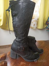 stivali vera pelle