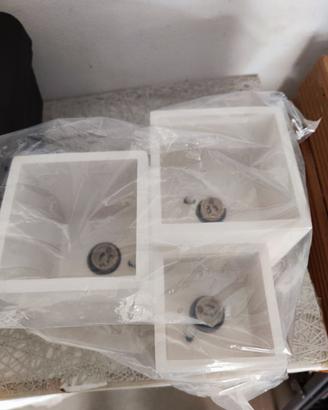 Plafoniera design moderno cubi bianchi – NUOVA